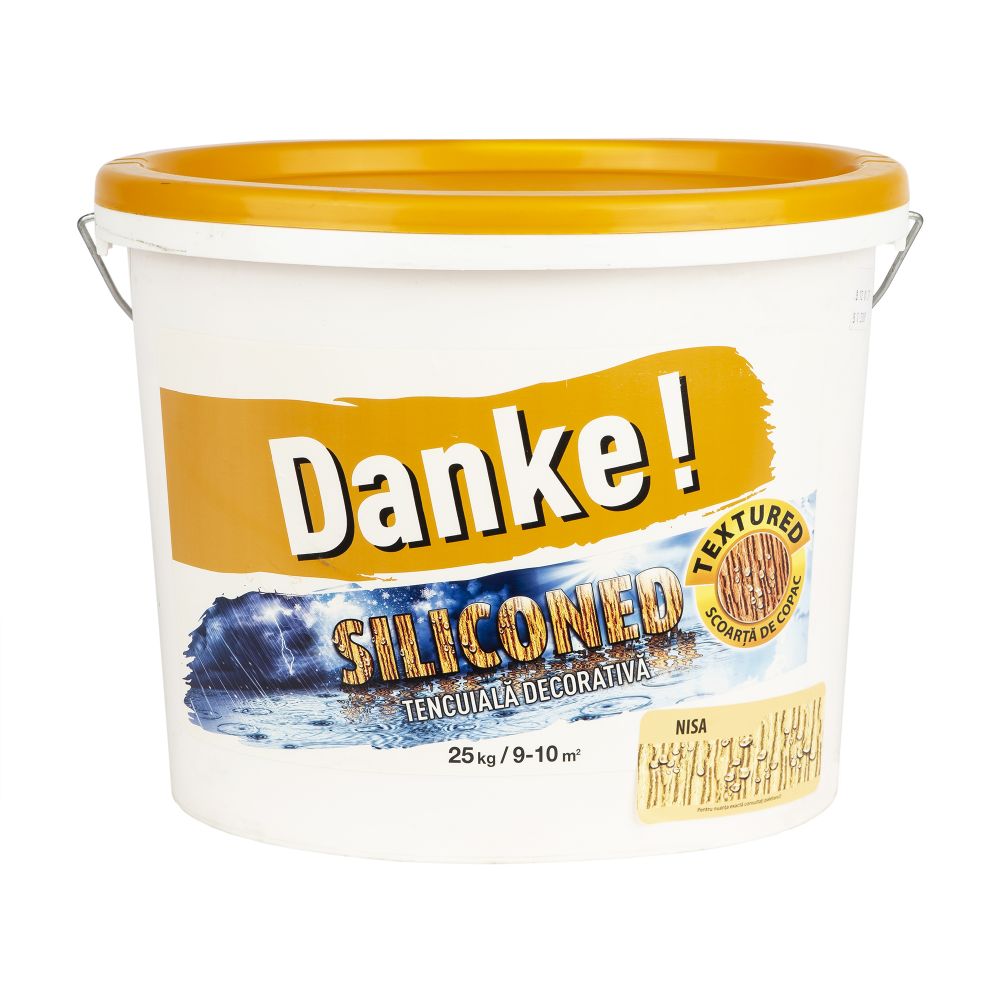 Tencuiala Structurata Bej 25 Kg Danke Siliconed Nisa