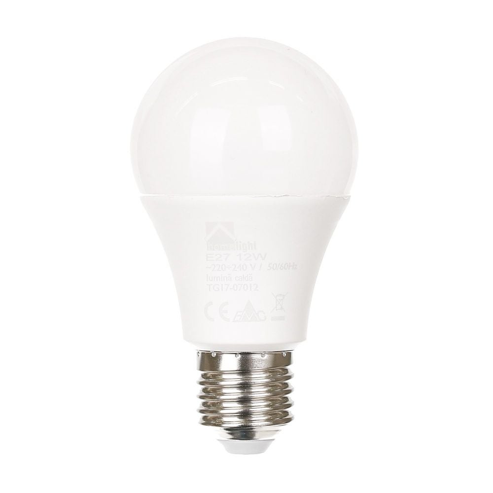 Bec Led A60 E27 12 W Cu Lumina Calda Homelight