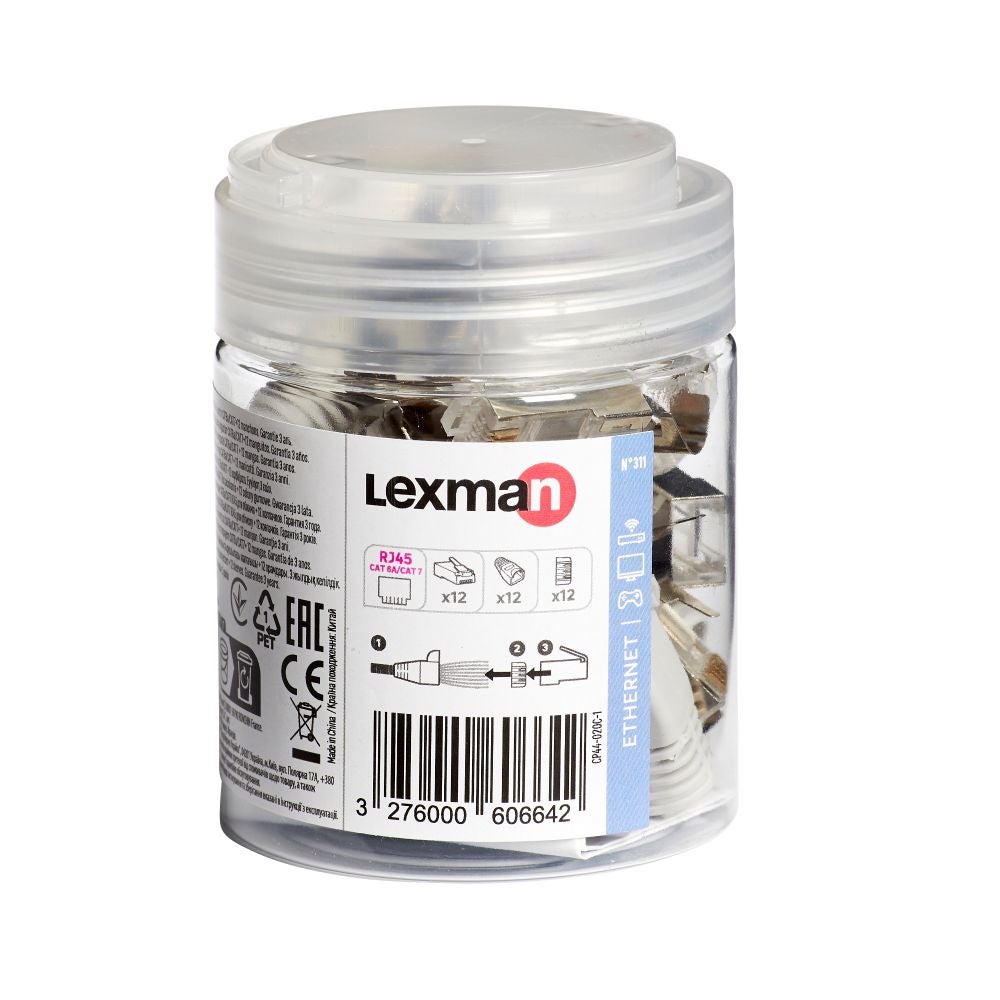 Conector RJ45 Cat7 Lexman (12 buc)