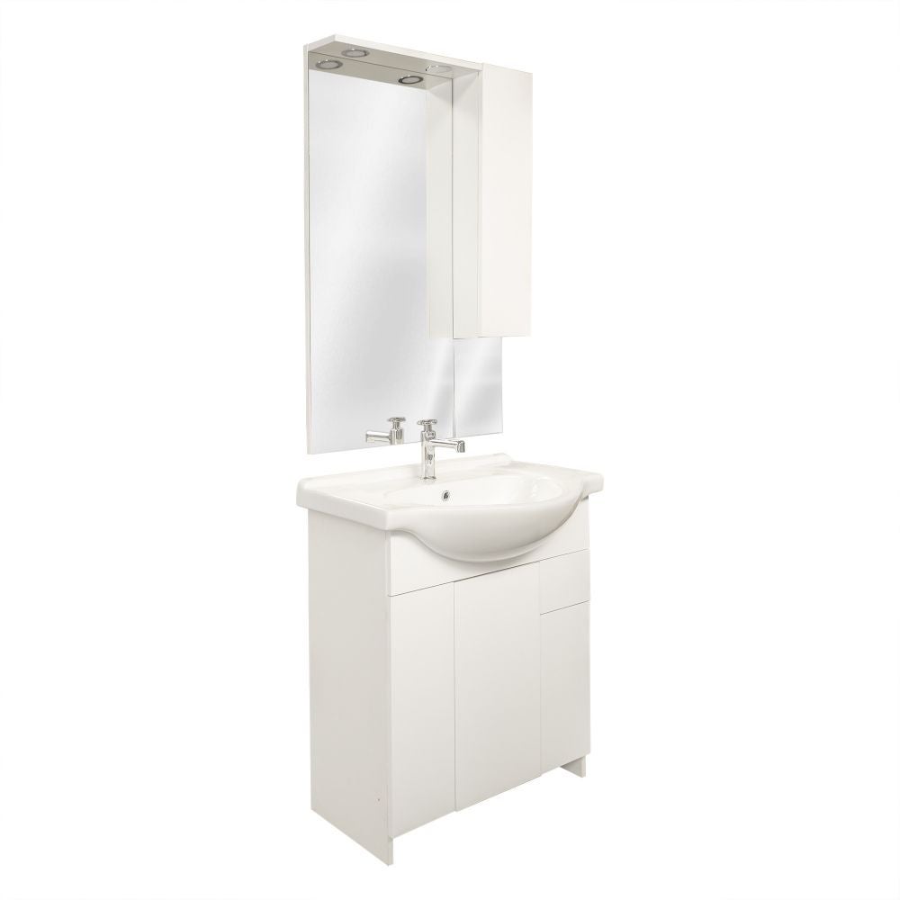 Set Mobilier Malibu 75 X 86 X 52 Cm Alb
