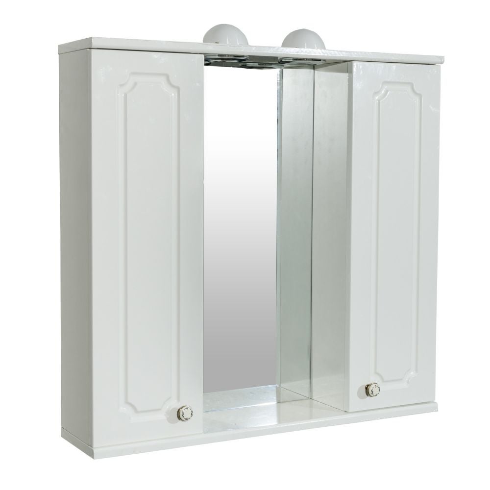 Oglinda Cu 2 Dulapuri Rustic 70 X 70 X 14 Cm