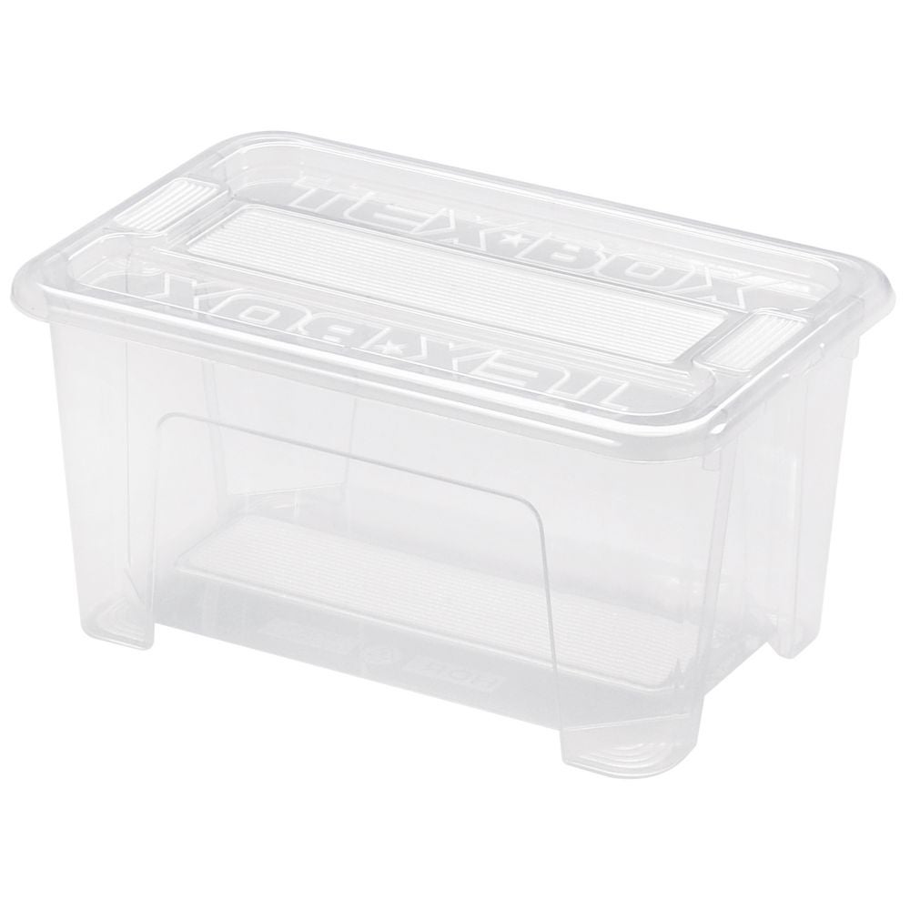 Cutie depozitare, Tex Box, plastic, 28 x 18.5 x 14 cm, 4.5 L, cu capac