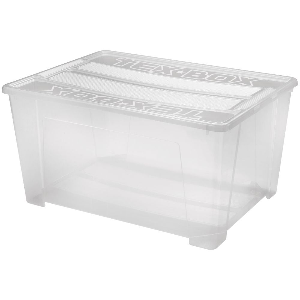Cutie depozitare Tex Box, plastic, 75.5 x 58.8 x 40.5 cm, 150 L, cu capac