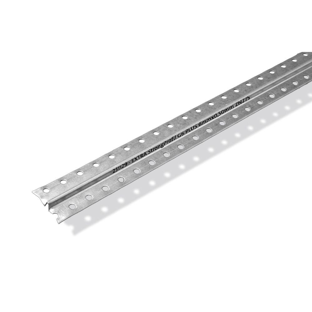 Profil ghidaj G6, 6 x 0.5 mm, lungime 2.7 m, argintiu