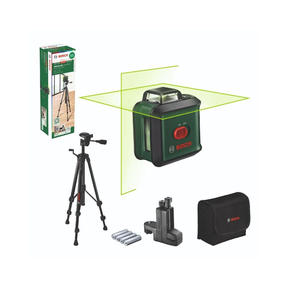 Nivela laser Bosch UNIVERSAL LEVEL 360 cu linii, raza actiune 24 m