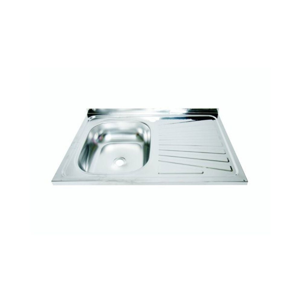 Chiuveta Bucatarie Inox 80 X 50 Cm Adancime Cuva 14 Cm Stanga