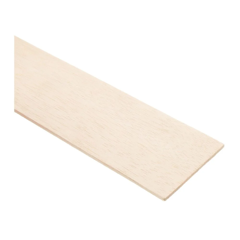 Rigla balsa, 6 x 100 x 1000 mm