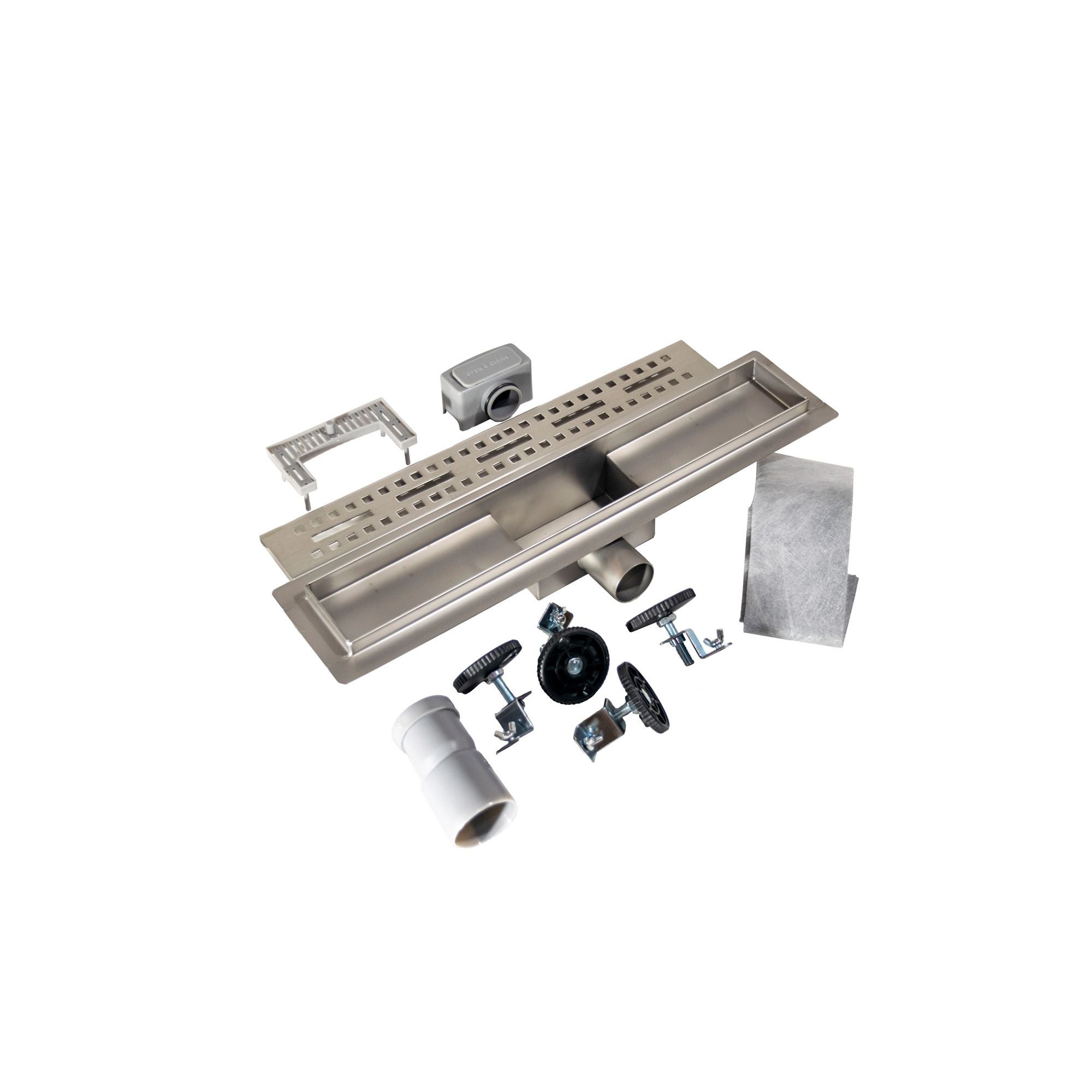 Sifon Italian Rigola Dus Inox D40 50 Mm L450 Mm
