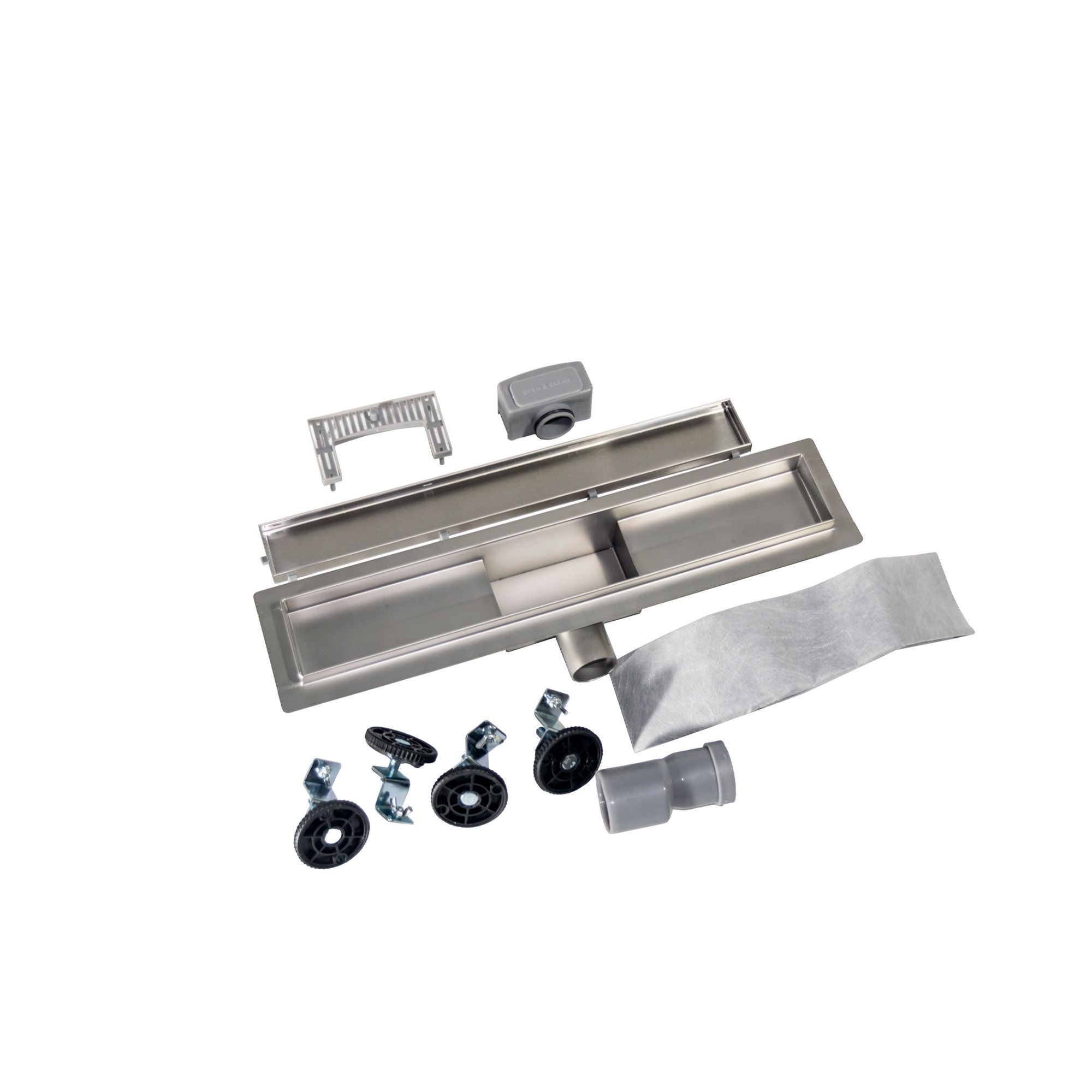 Sifon Italian Rigola Dus Inox Reversibila L450 Mm