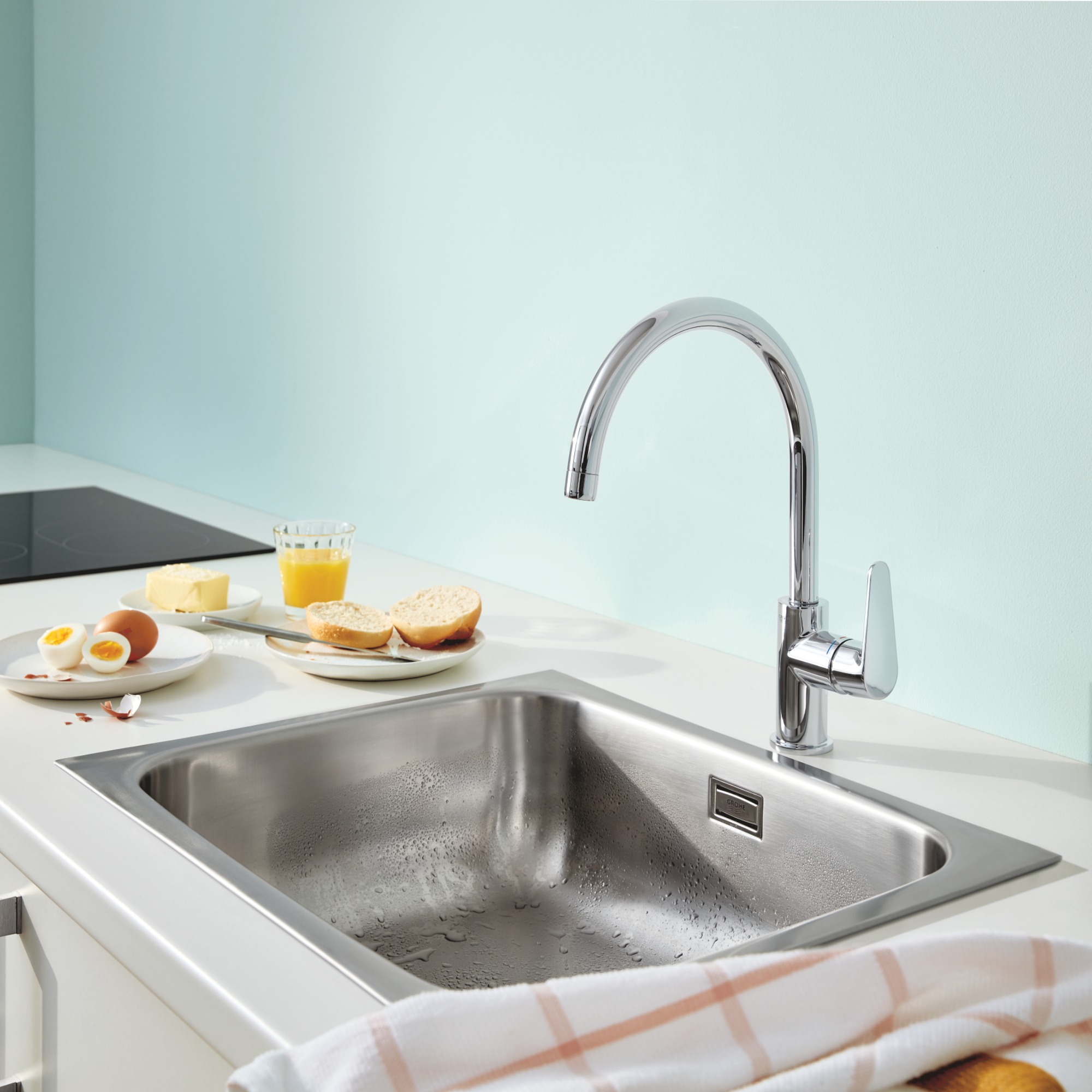 Baterie Bucatarie Crom Grohe Curve