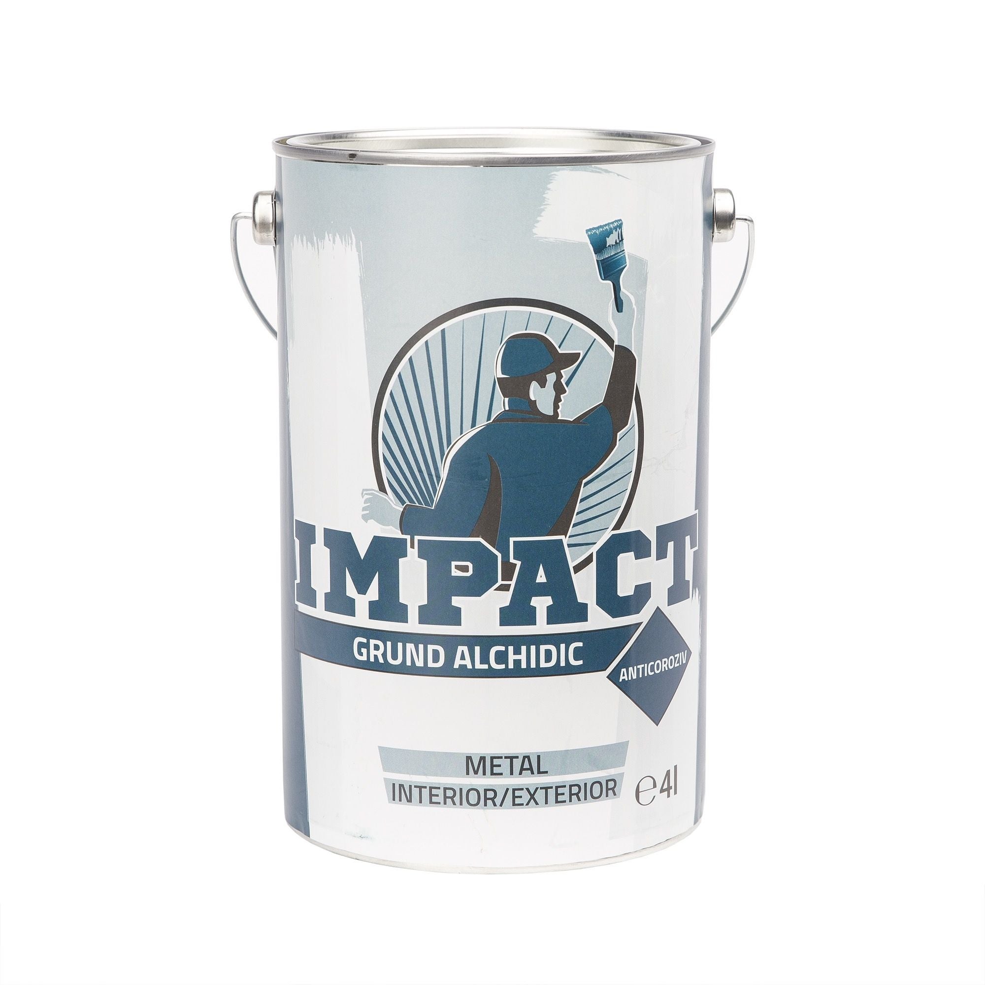 Grund Anticoroziv Impact Rosu Oxid 4 L