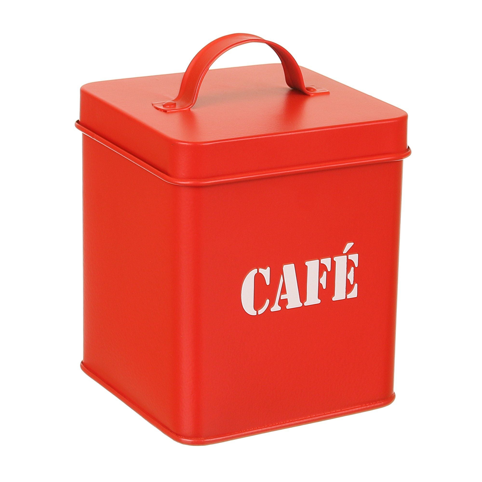Cutie Metal Capac Metal Rosu Cafe