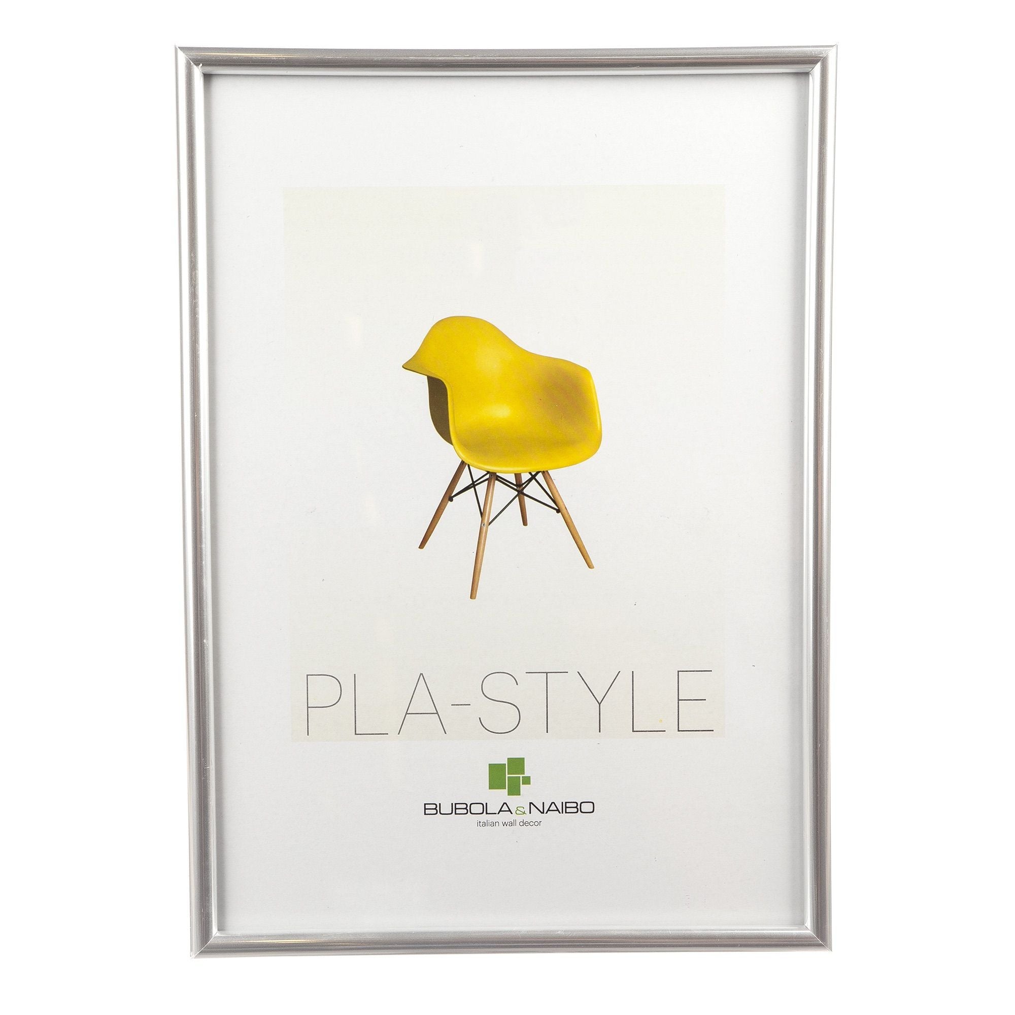 Rama Foto Argintie 13 X 18 Cm Cadru Plastic Cu Suport