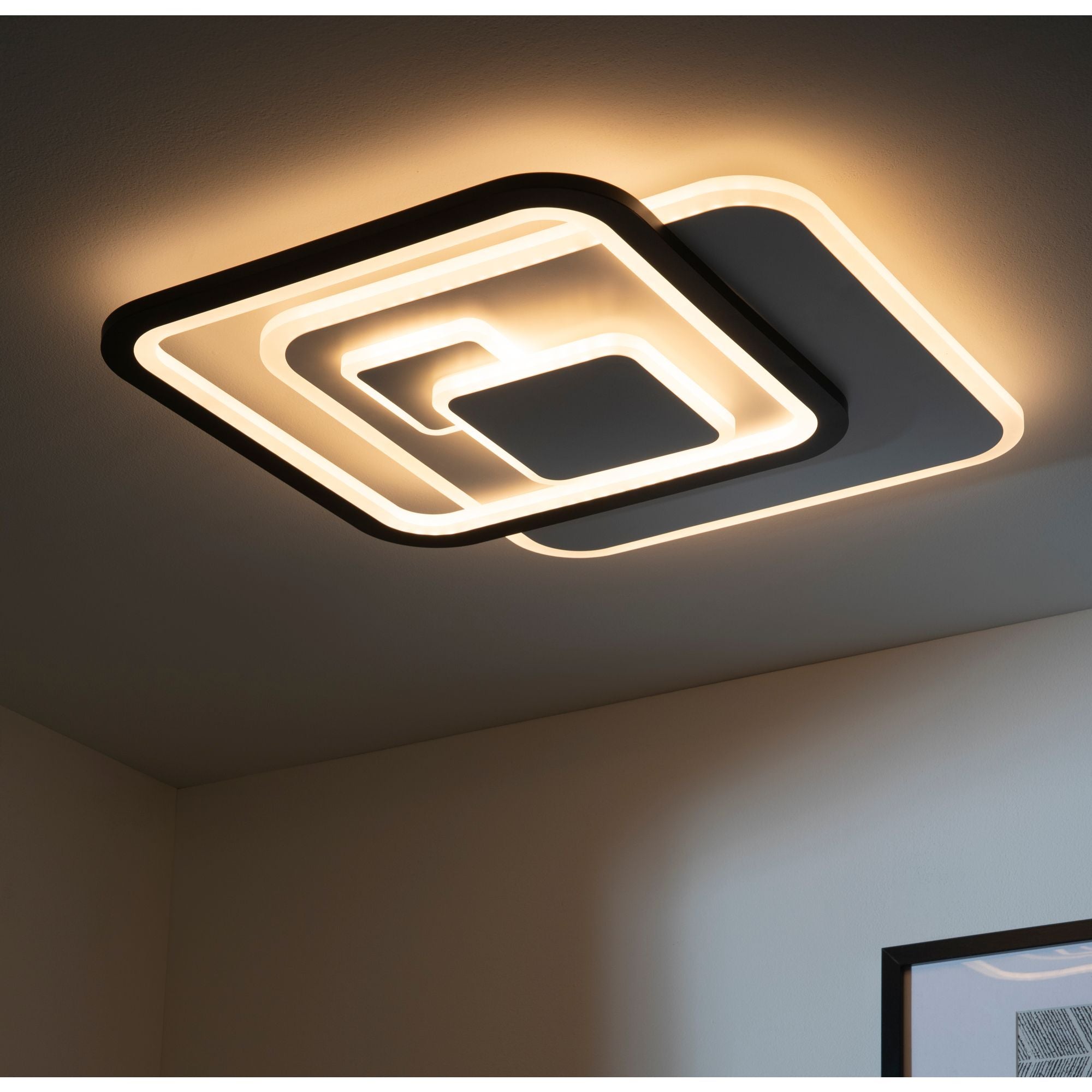 Ash mass manly Plafoniera LED Curry, 5200lumeni, 40W, dimabila