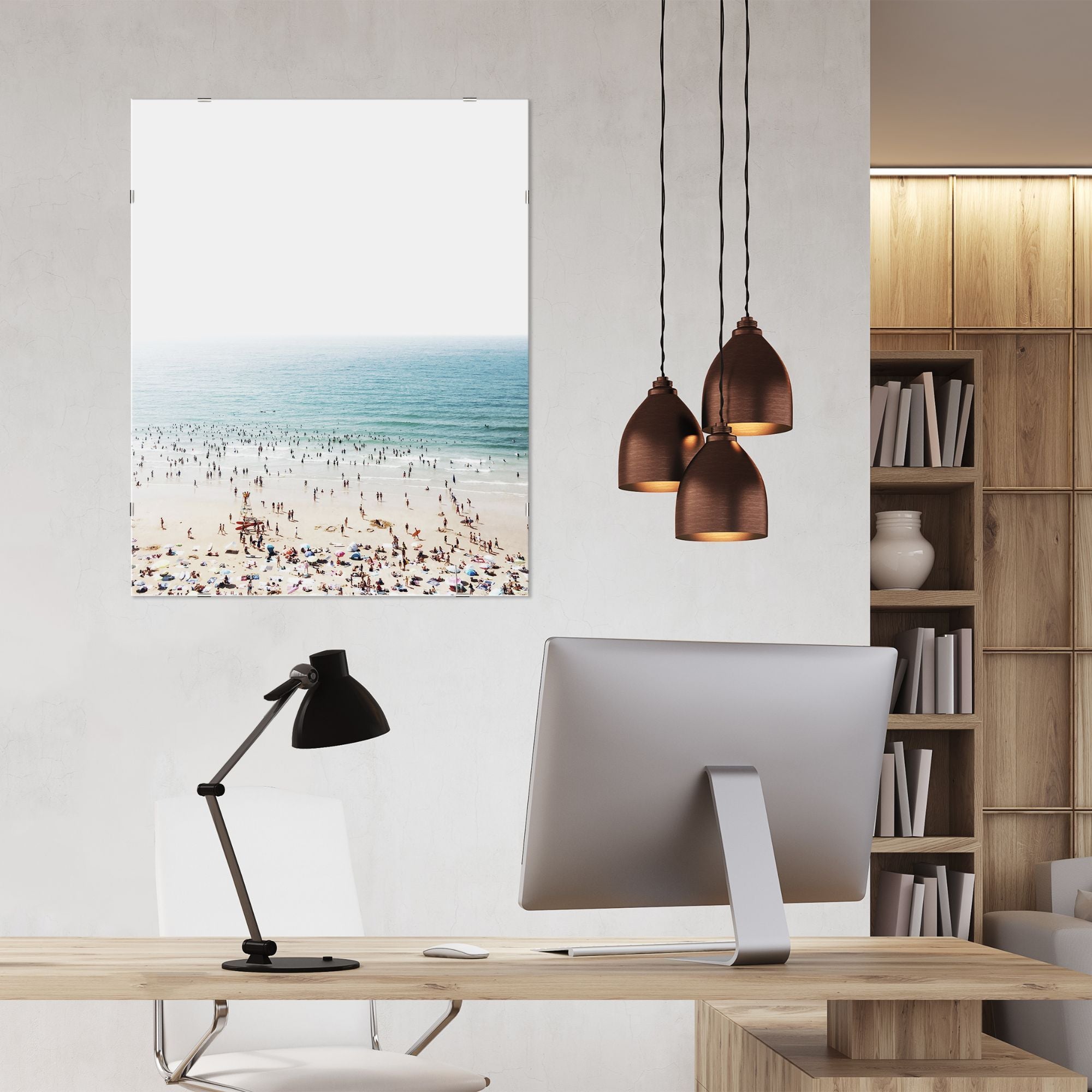 Rama foto Clip, 60 x 80 cm, fara cadru, plastic