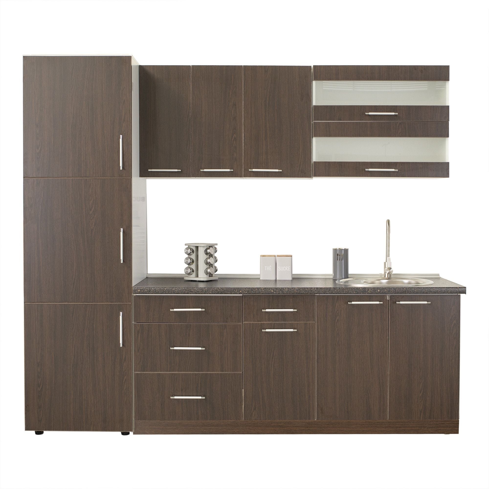 Delice Corp Baza 1 Sertar 1 Usa 40 Cm Wenge Pal