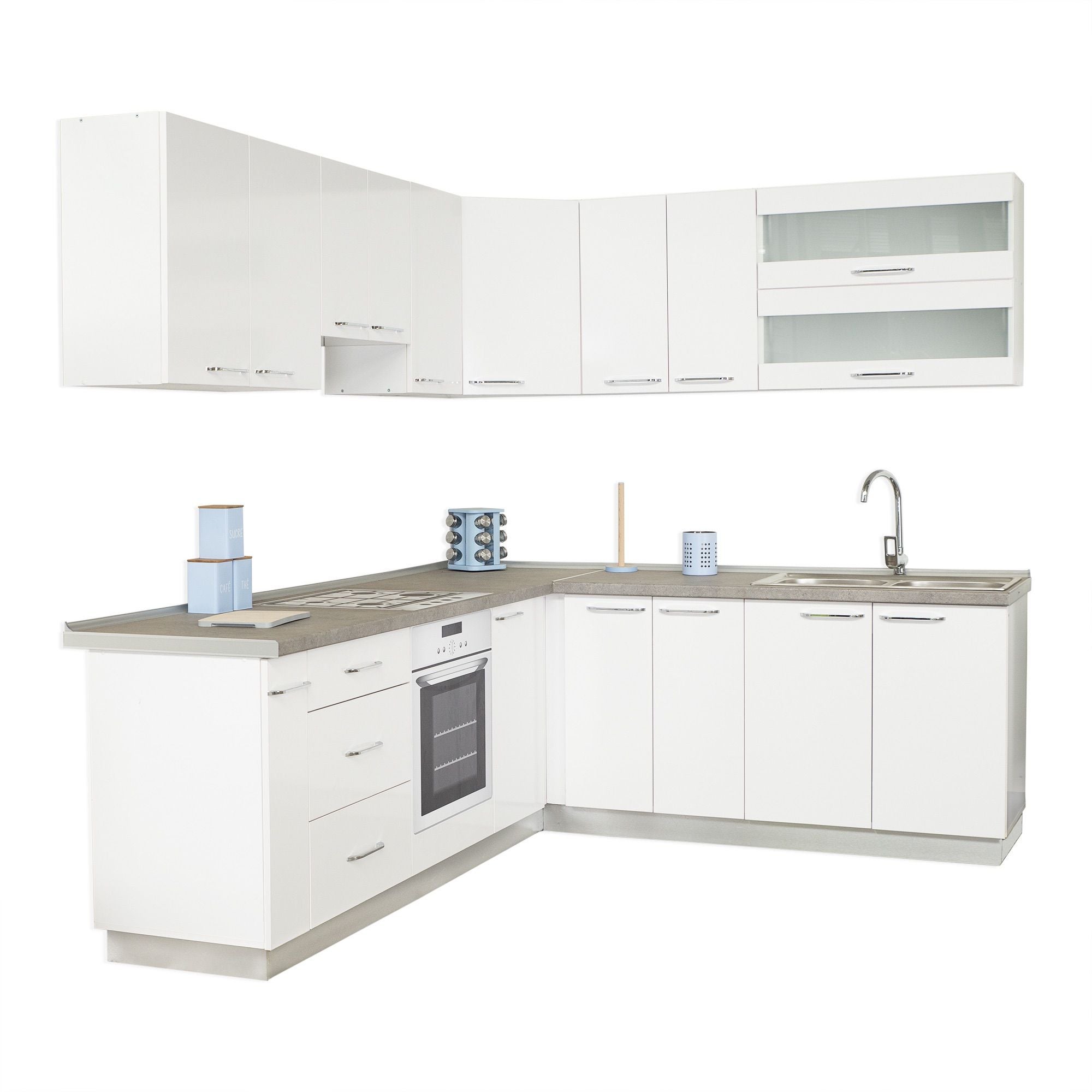 Delice Corp Superior 2 Usi 60 Cm Alb Lucios Pal