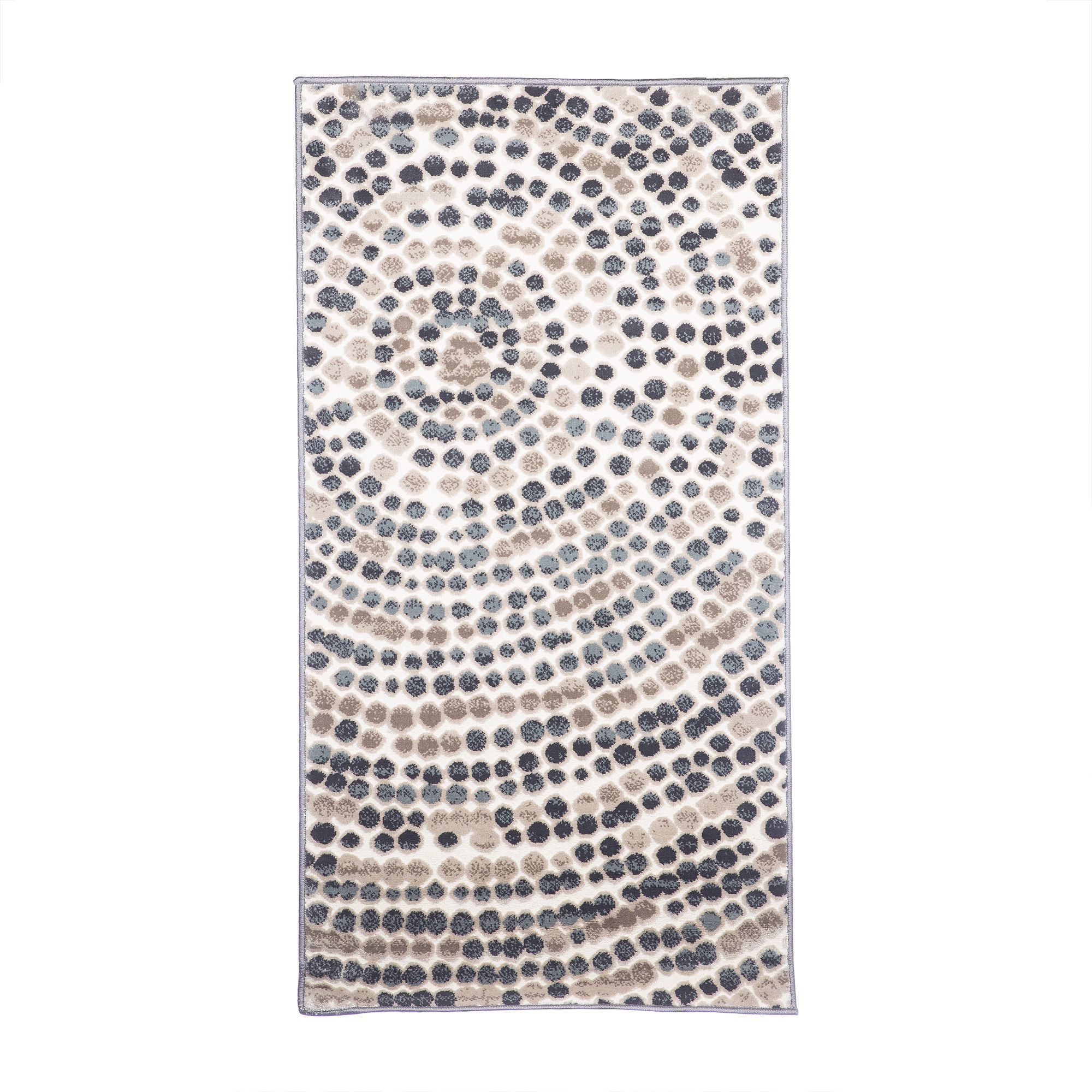 Covor Polipropilena 80 X 150 Cm Domino Puncte Gri