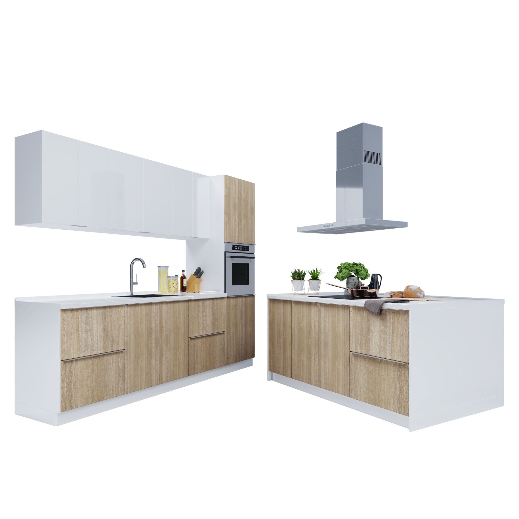 Olivia Corp Turn 3 Usi 60 Cm Stejar Mdf