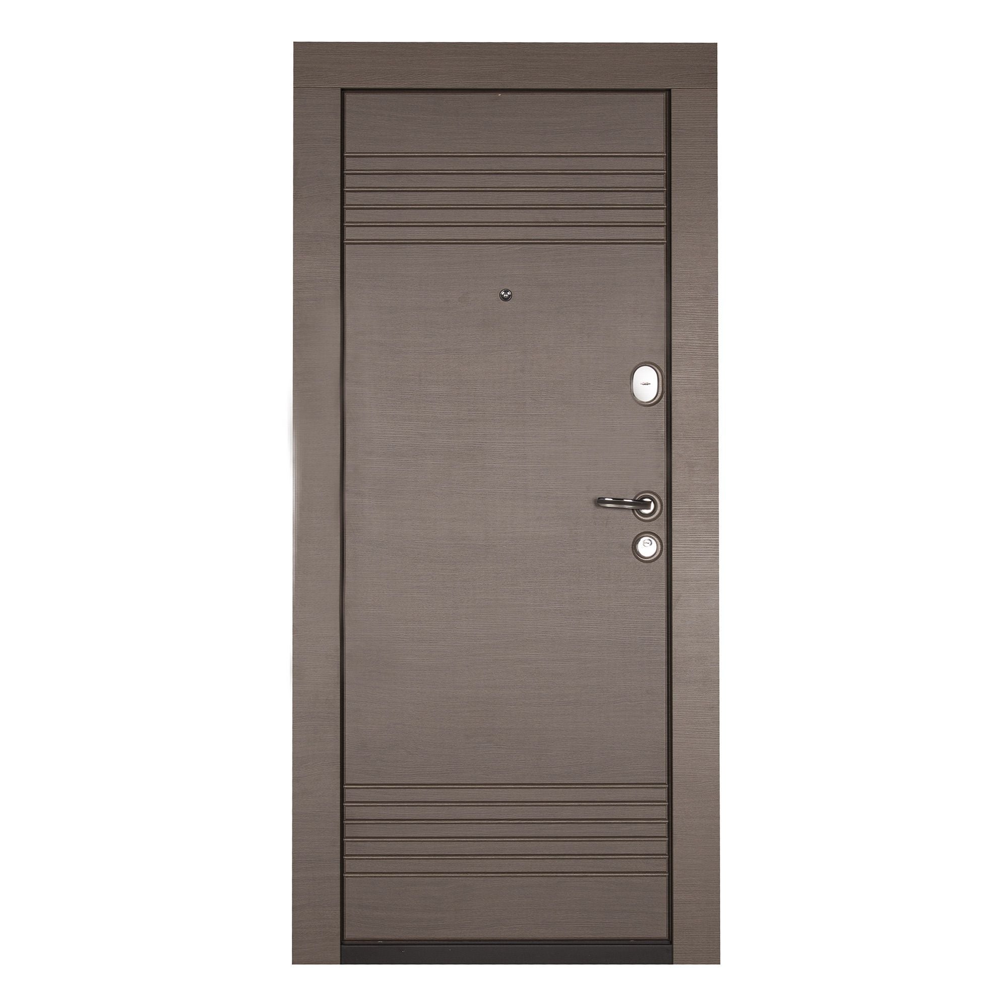 Usa Metalica Apartament Amsterdam Grej 86 X 205 Cm Deschidere Stanga
