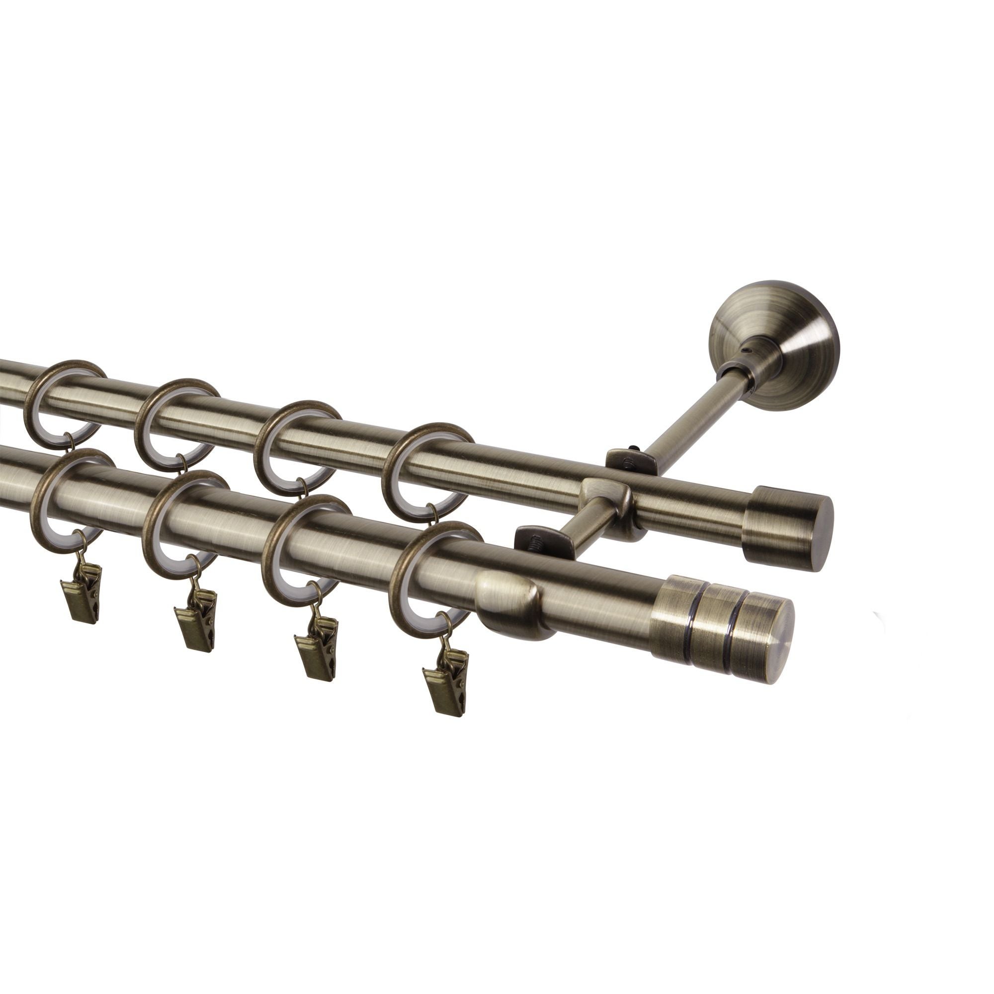 Kit Dublu 200 Cm Diametru 16 19 Mm Auriu Antichizat Inspire Forio