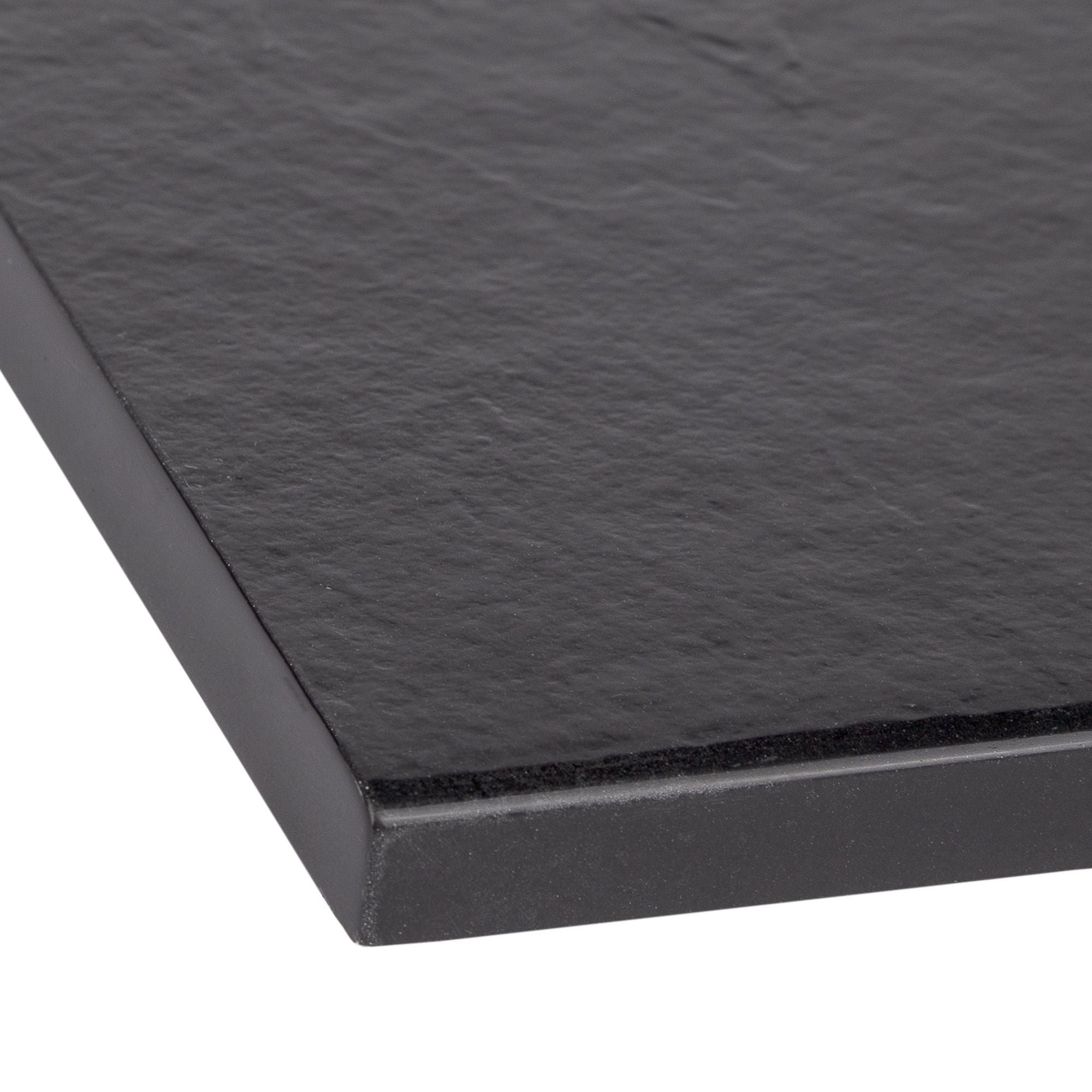 Blat Piatra 100 X 2 X 45 Cm Negru