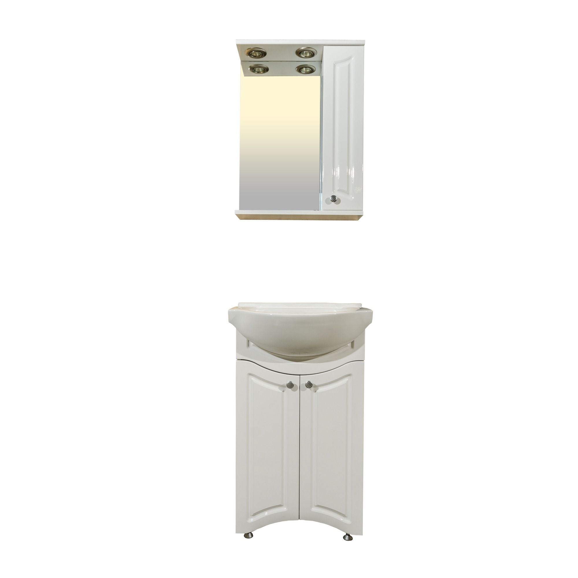 Baza Cu Lavoar Fluture 50 X 78 X 34 5 Cm Alb