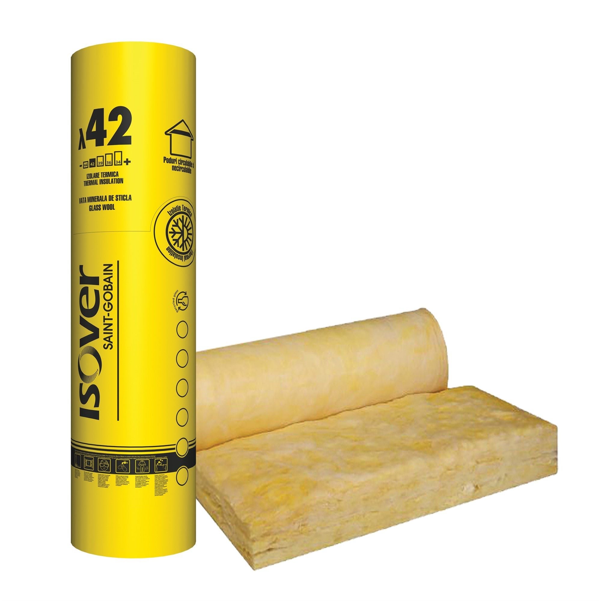 Isover Rio Twin Vata Sticla 10 5 Cm 16 8 Mp