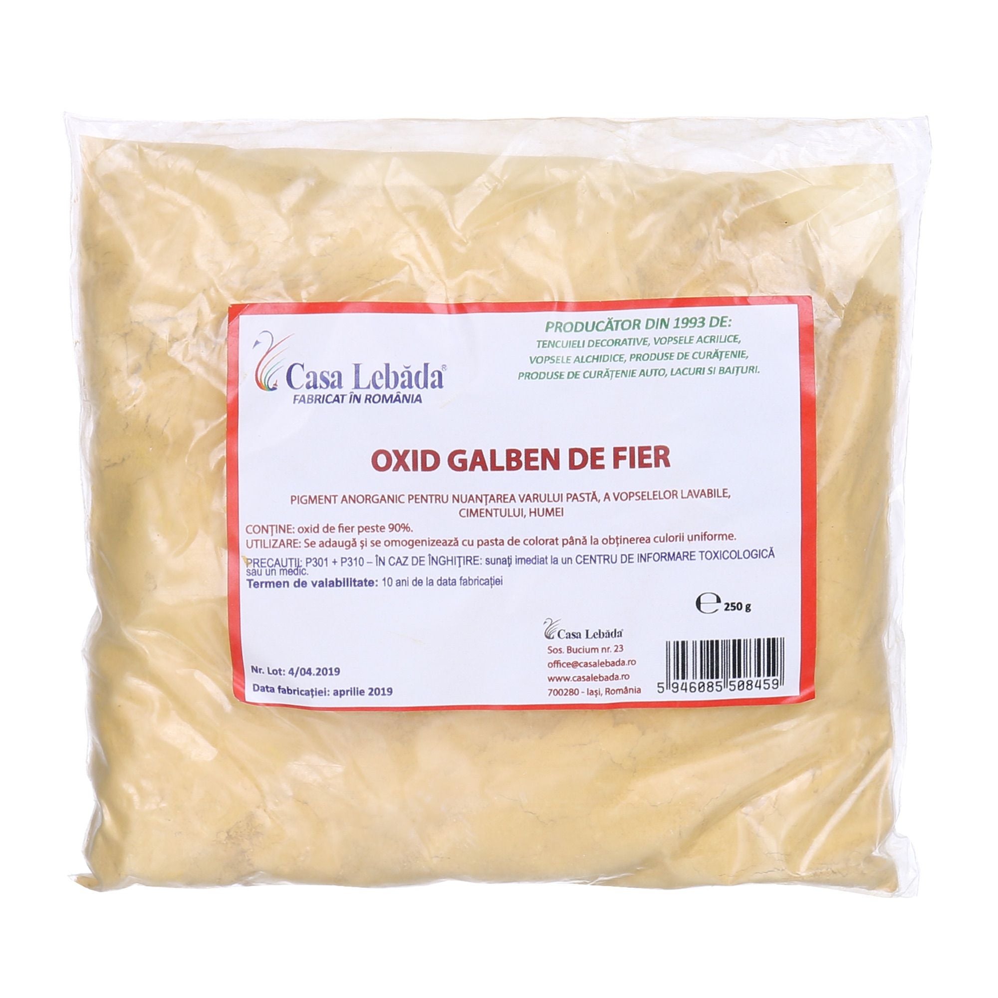 Oxid Galben 1 Kg 6984000008751 9 50 Lei Www Dennver Ro Dennver Cluj