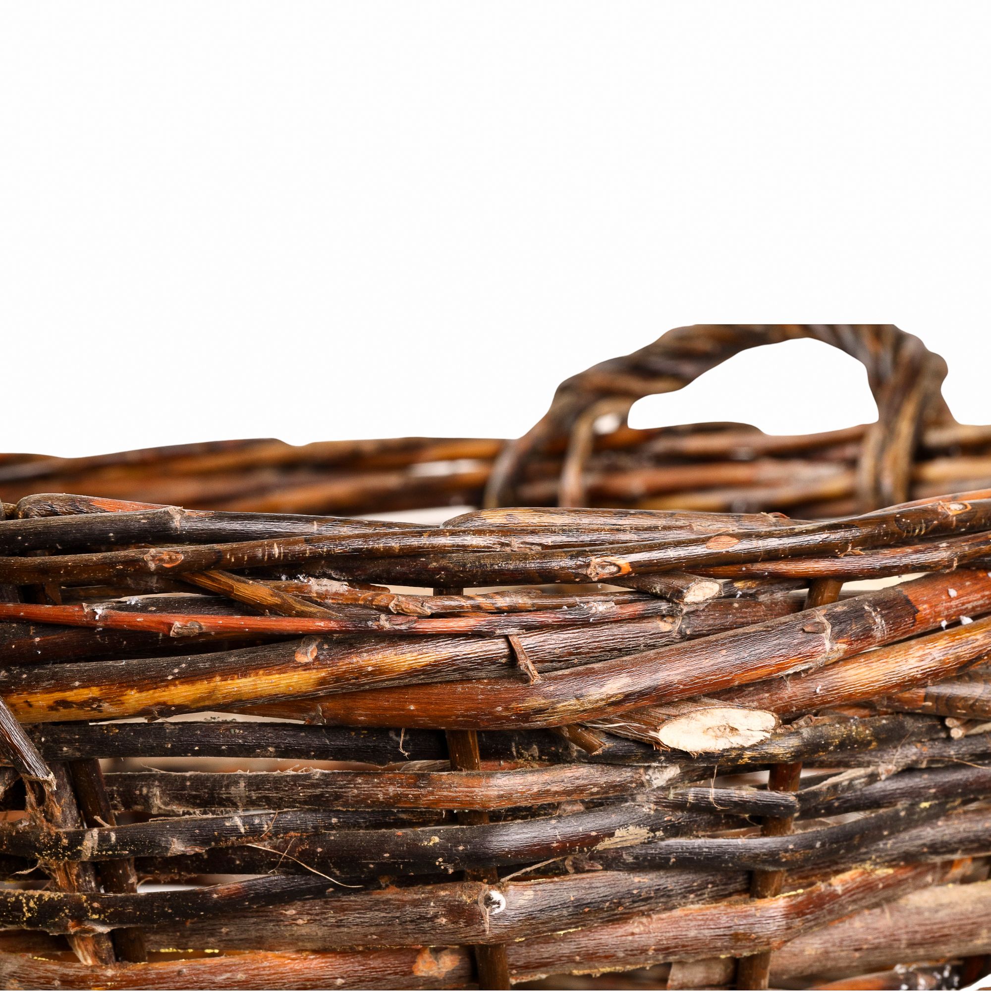 Cos din nuiele impletite, Ø 55 cm