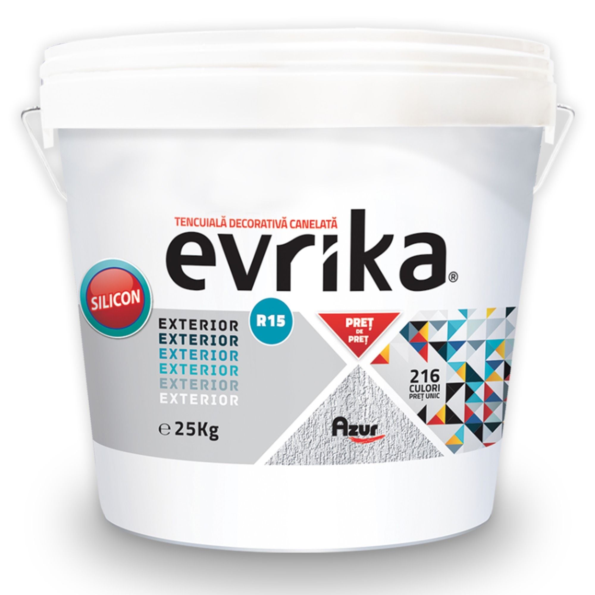 Tencuiala Canelata Bej Inchis R15 25 Kg Evrika