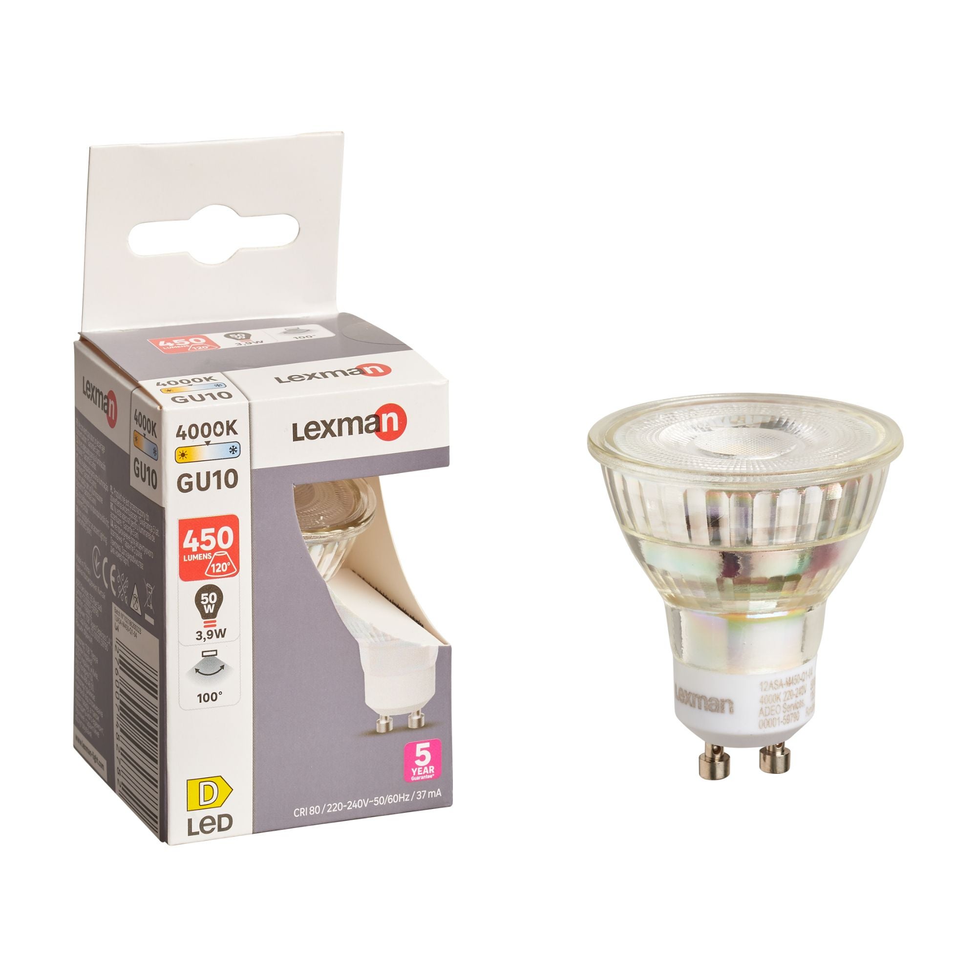Lexman gu10 6w 4000k top
