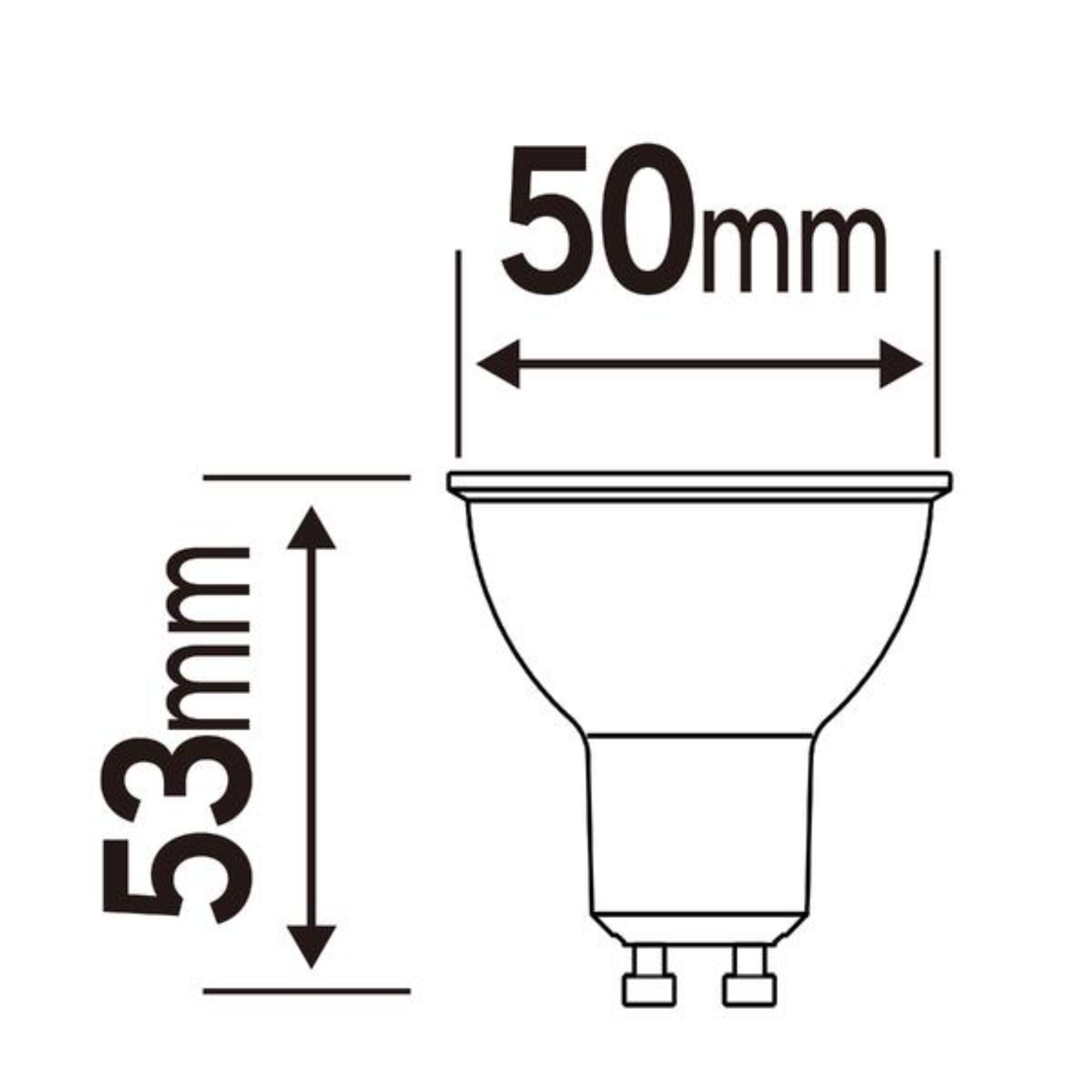 Bec LED Lexman, GU10, alb neutru, 4000K, 7.1 W, 670 lm