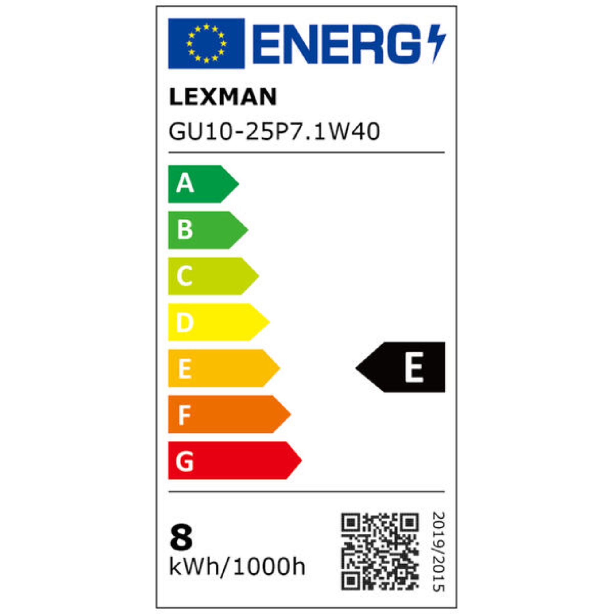 Bec LED Lexman, GU10, alb neutru, 4000K, 7.1 W, 670 lm