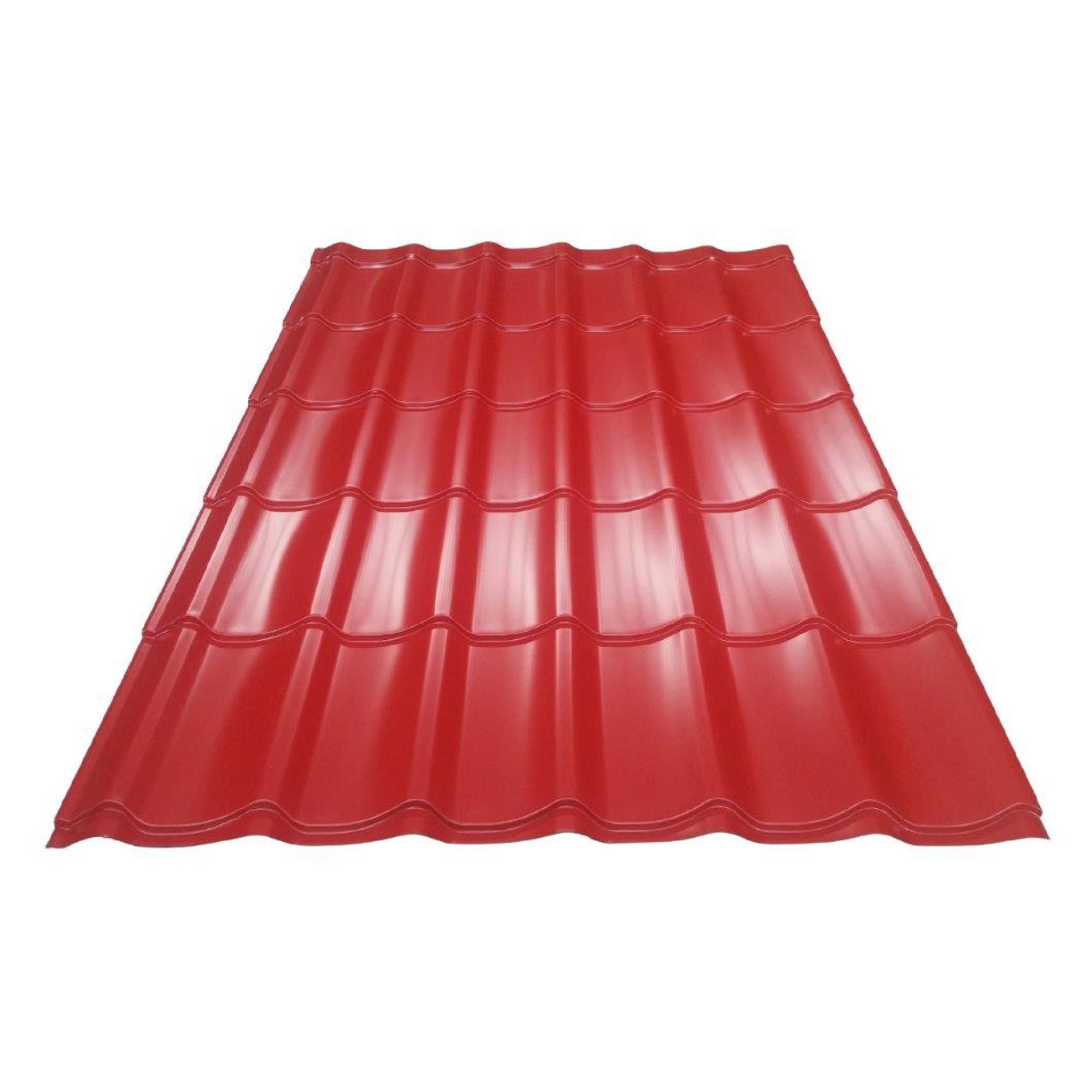 Tigla Metalica Rosu 0 5 Mm 1 2 X 1 15 M