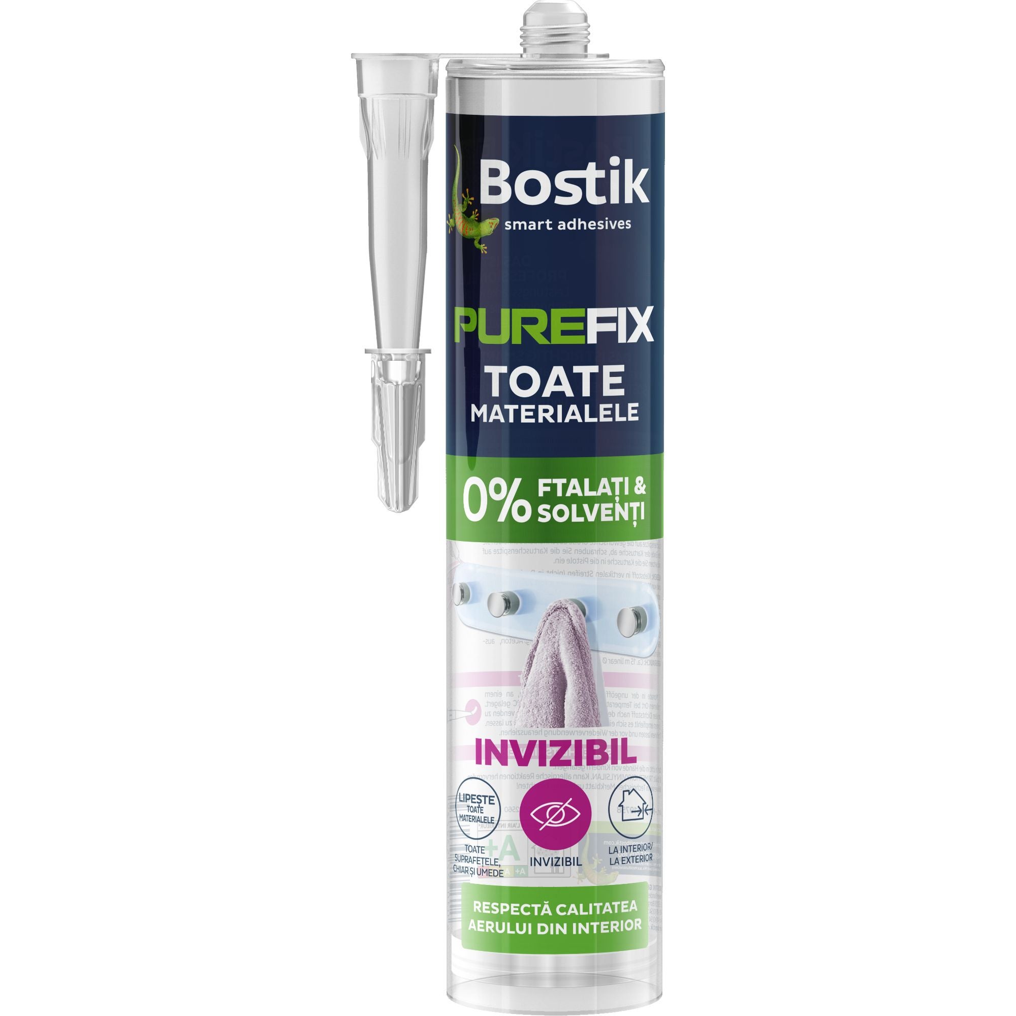 Bostik Purefix Express Adesivo Di Montaggio Bianco 440g - Rapido Interno/Esterno