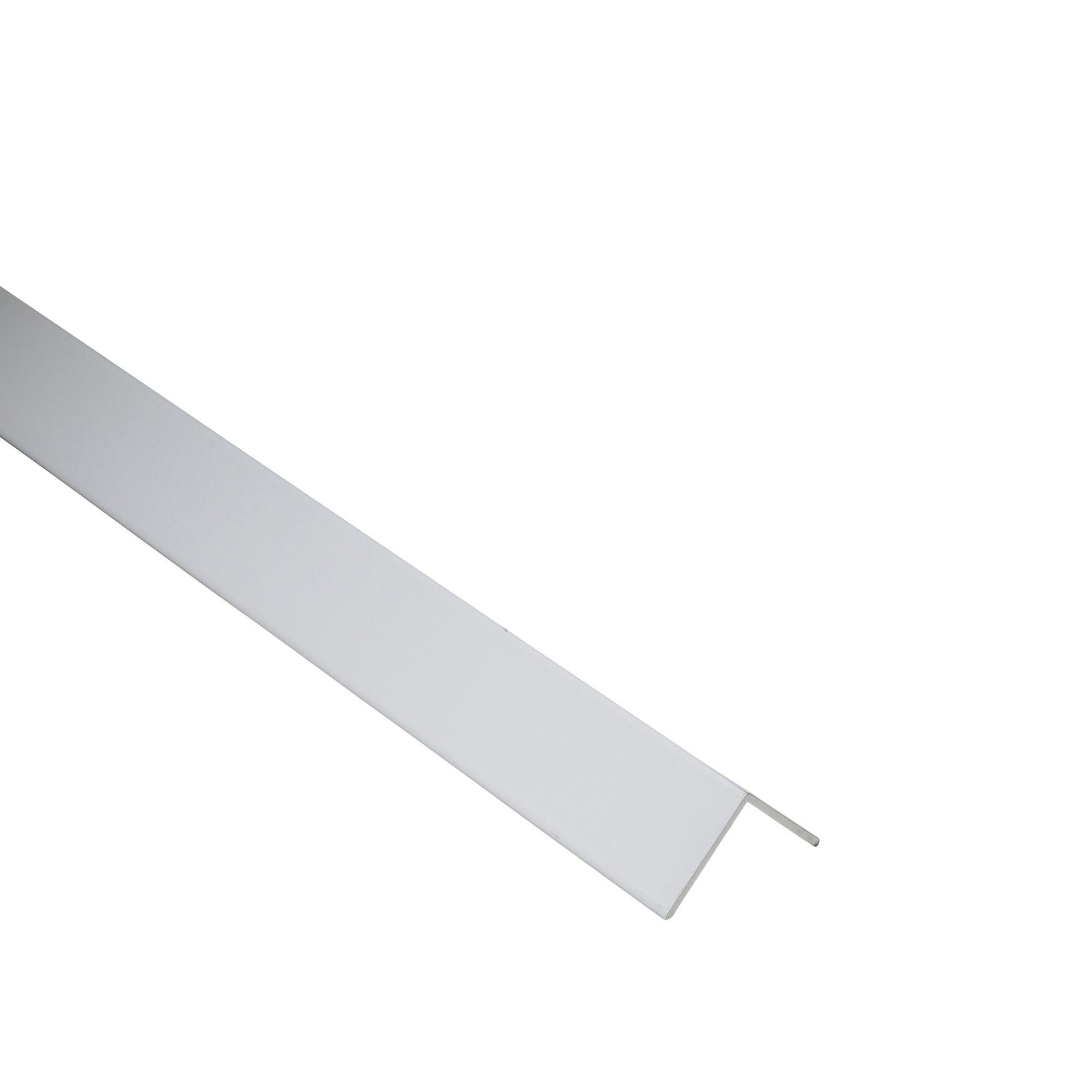 Profilé D'angle En Aluminium 20x20x1 Mm - Vernis Gris Anthracite Mat RAL 7016, Longueur 2500 Mm