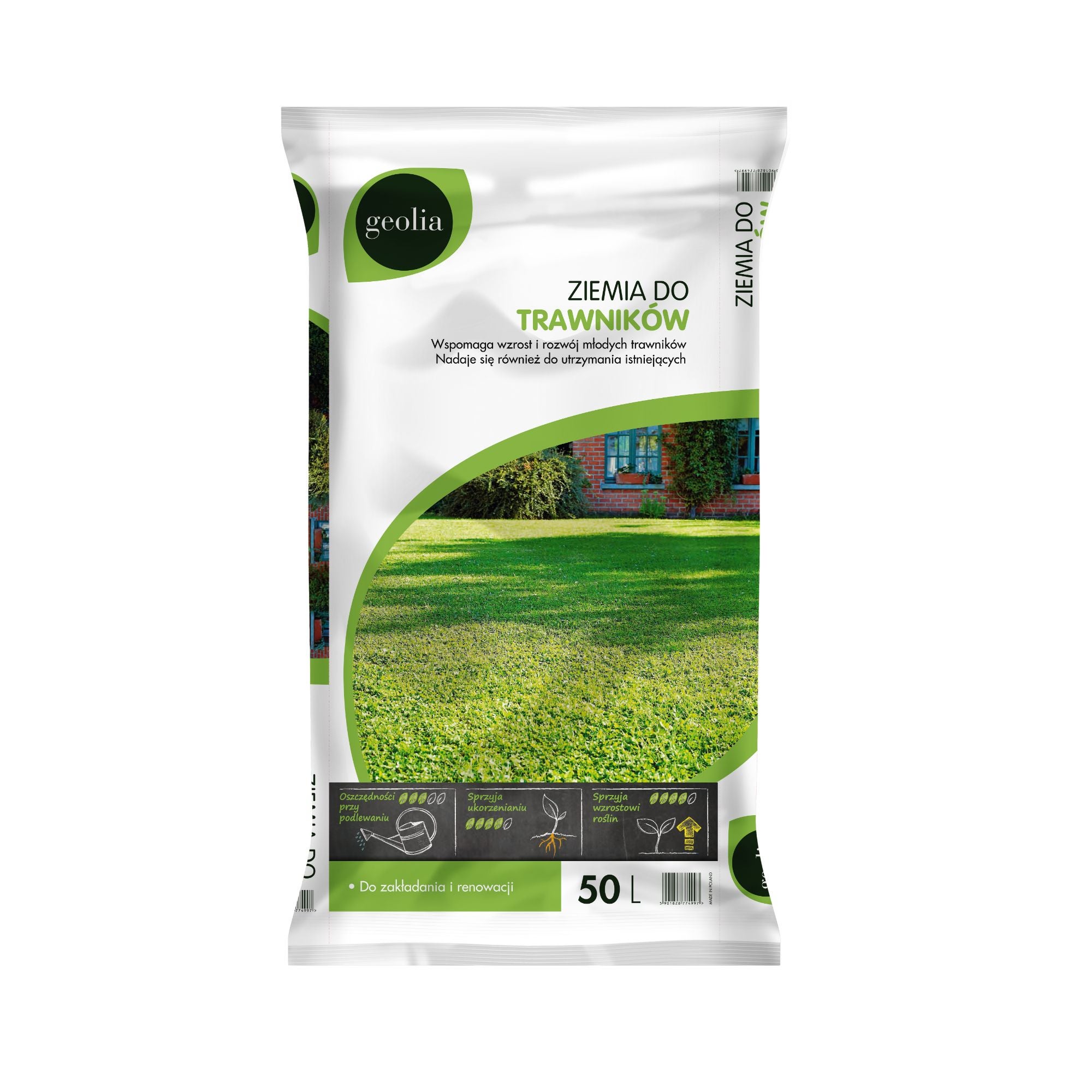 Substrat pentru gazon, Geolia, 50 L
