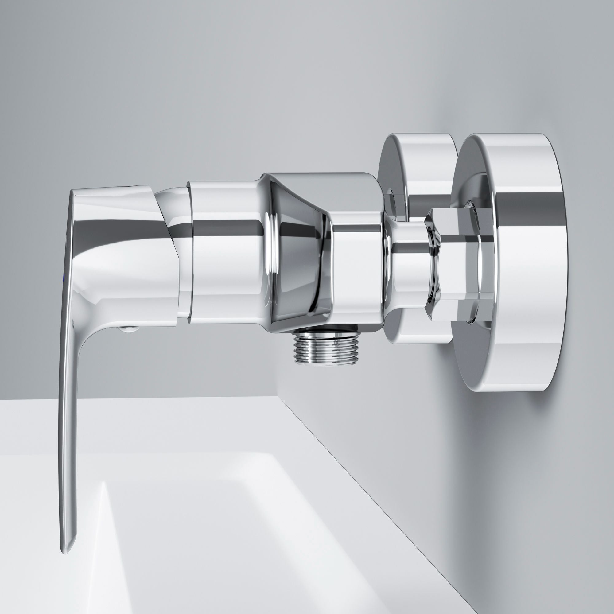 Baterie dus AM.PM Flash, monocomanda, crom