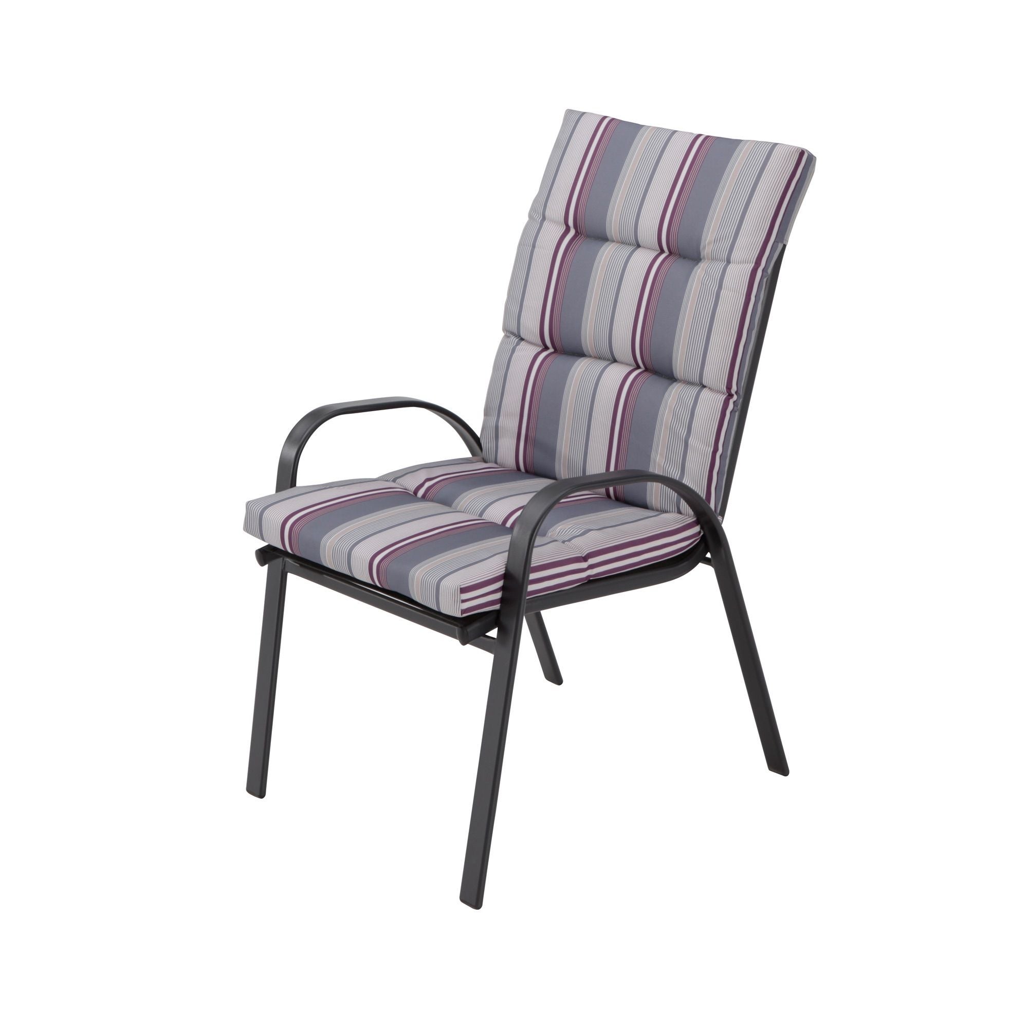 Scaun Din Metal Classic Gri Negru