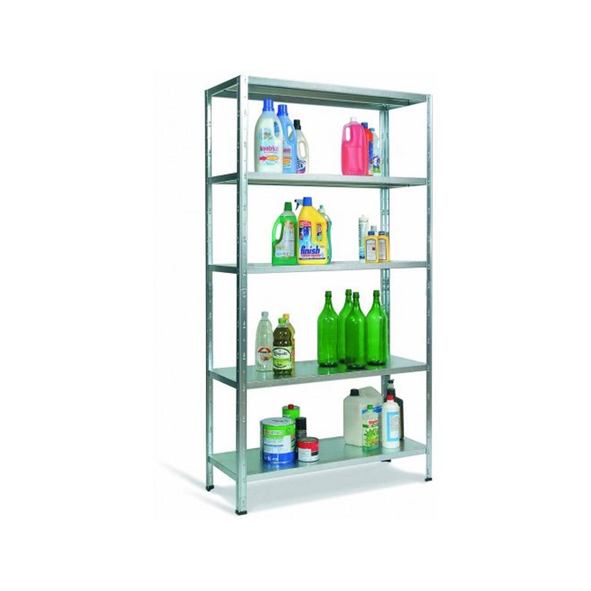 Raft Metal 5 Polite 70 Kg Polita 100 X 40 X 186 Cm Zincat