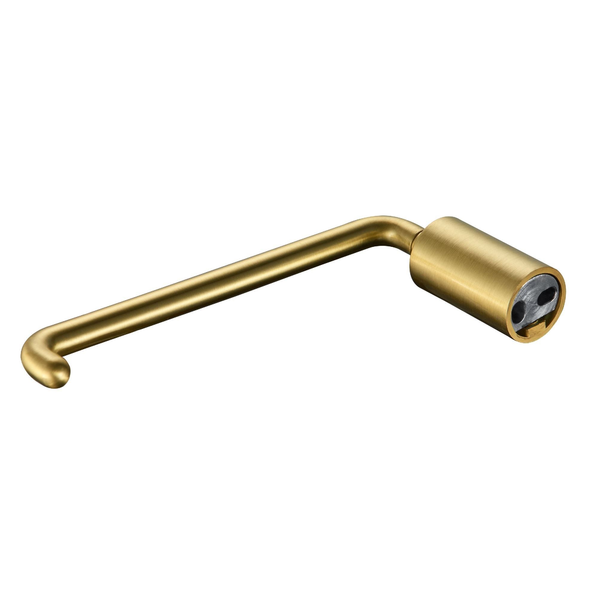 Suport Hartie Igienica Tube Auriu Sensea