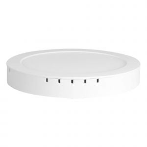 Spot LED aplicat, rotund, 24W, lumina neutra, alb