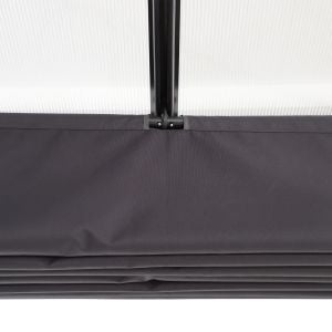 Pergola gradina Naterial Yena, pentru perete, aluminiu/otel, 400 x 350 ...