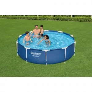Piscina cu cadru metalic Bestway, Ø 305 cm, H 76 cm, capacitate 4.7 m³