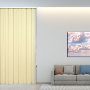 Jaluzele verticale 100 x 240 cm, crem