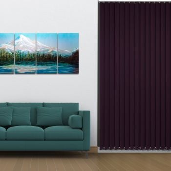 Jaluzele verticale 200 x 160 cm, mov
