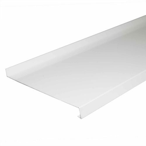 Glaf aluminiu alb 1500 x 250 x 1 mm