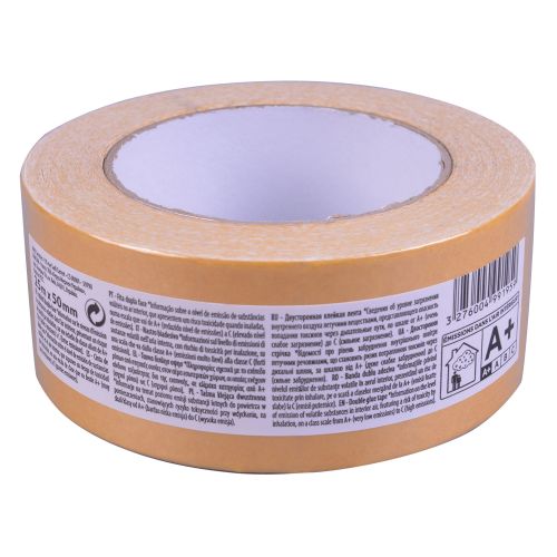 Banda dublu adeziva netesuta 25 m x 50 mm