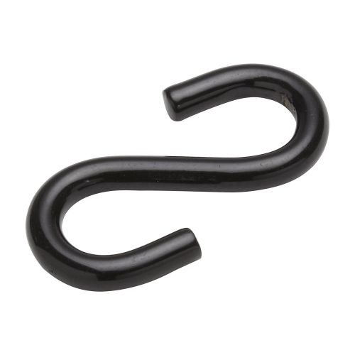 Carlig forma S otel zincat negru 3 x 4 mm